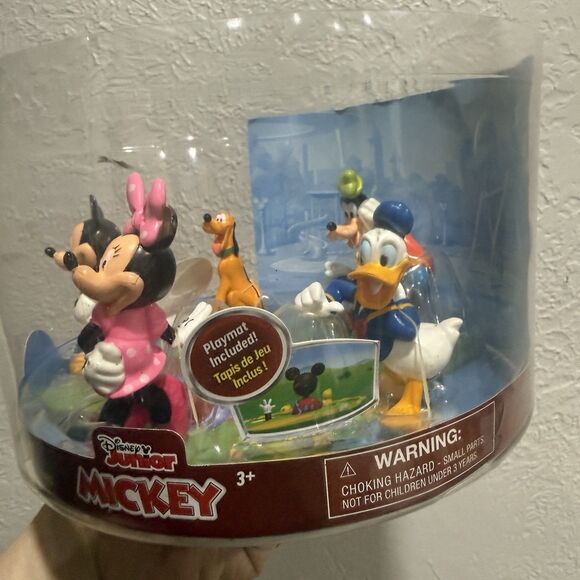 Disney Junior Mickey Mouse Figurine 5 pc Playset - package Is Missing Top - Picture 3 of 6